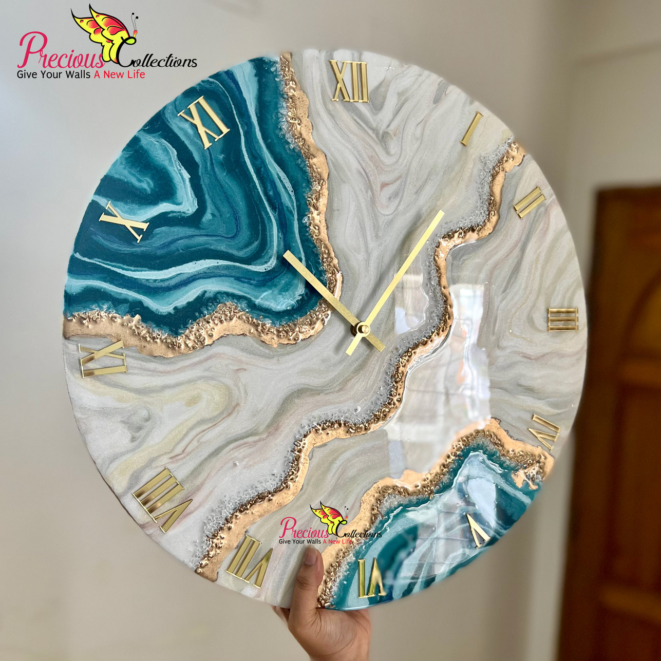 Epoxy Resin Decoration Clock