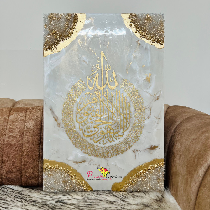 Epoxy Resin Calligraphy Painting
