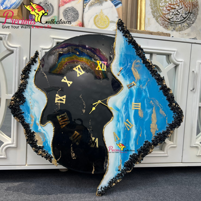 Epoxy Resin Decoration Clock