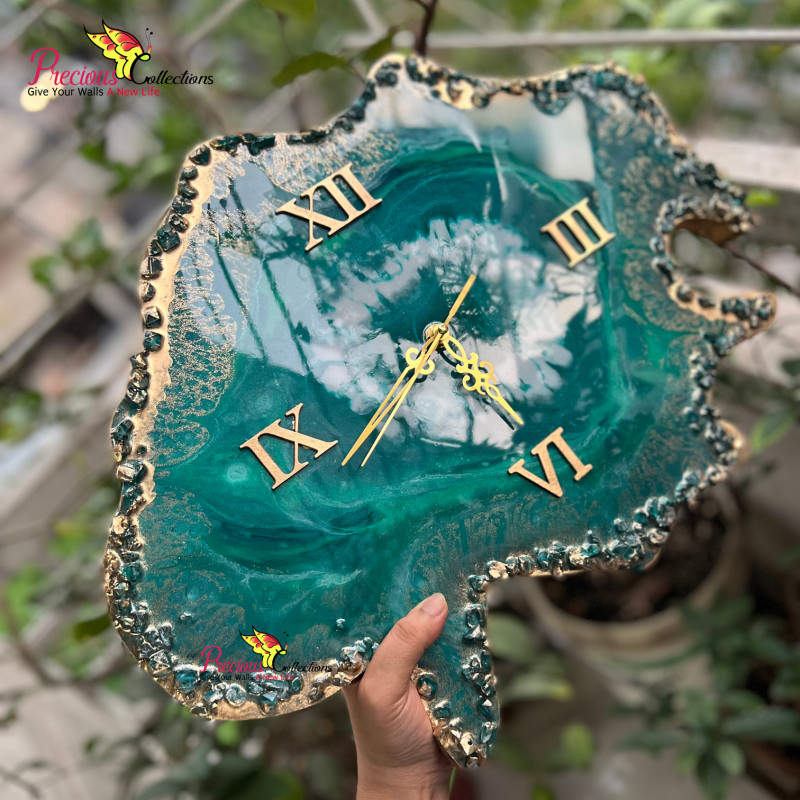 Epoxy Resin Decoration Clock