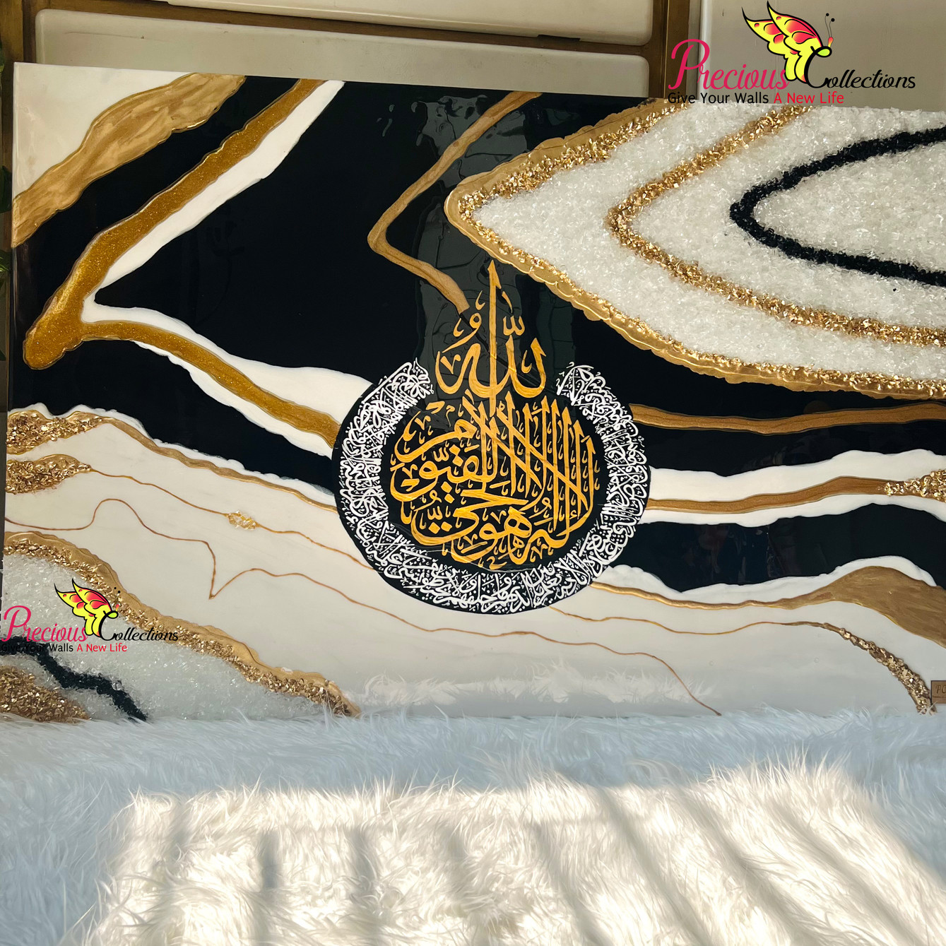 Epoxy Resin Calligraphy Painting