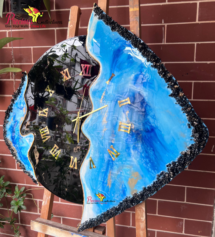 Epoxy Resin Decoration Clock