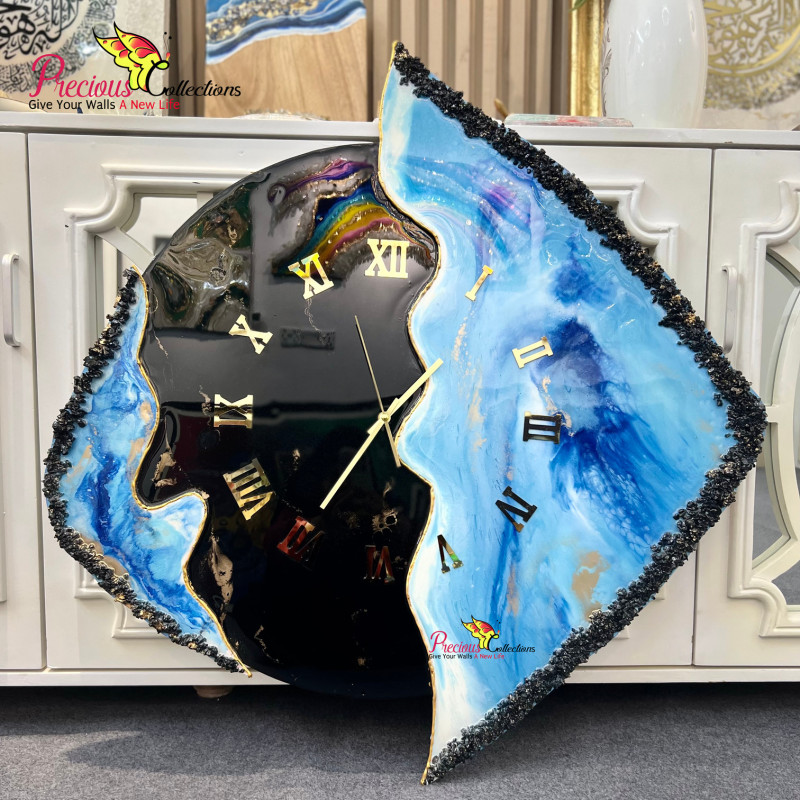 Epoxy Resin Decoration Clock
